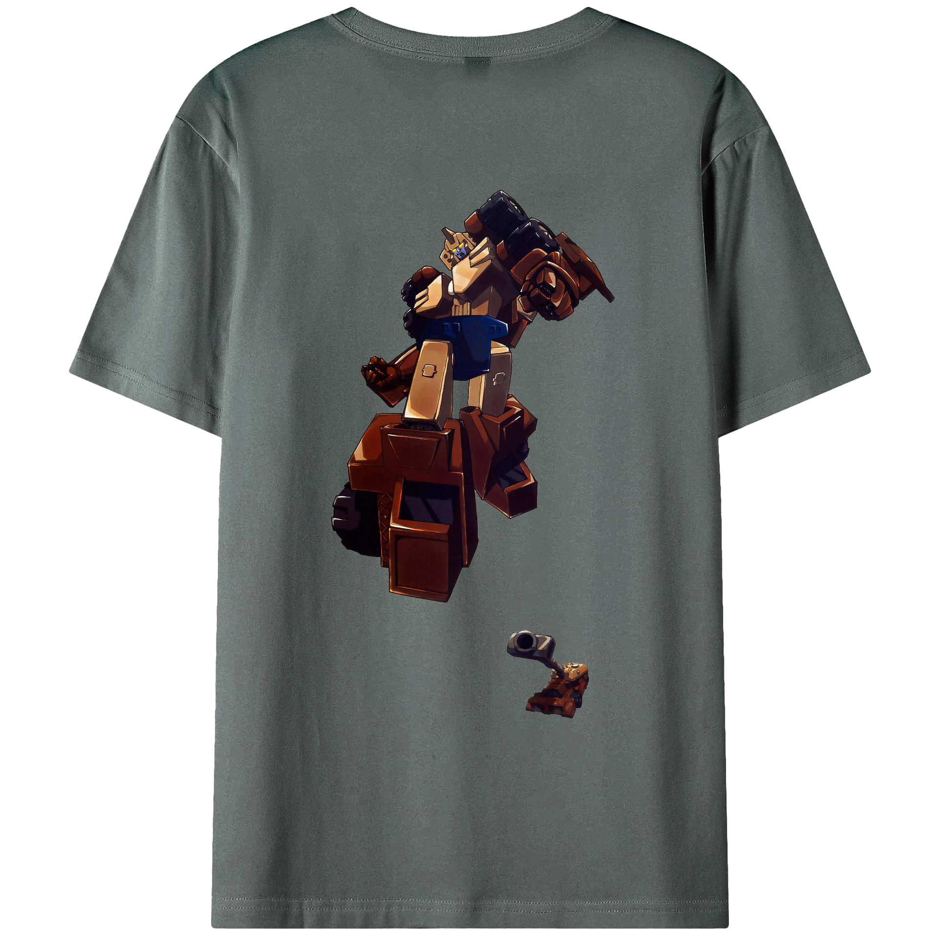 （画像用）  綿100％ メンズ半袖Tシャツ（バックプリント） 通気性